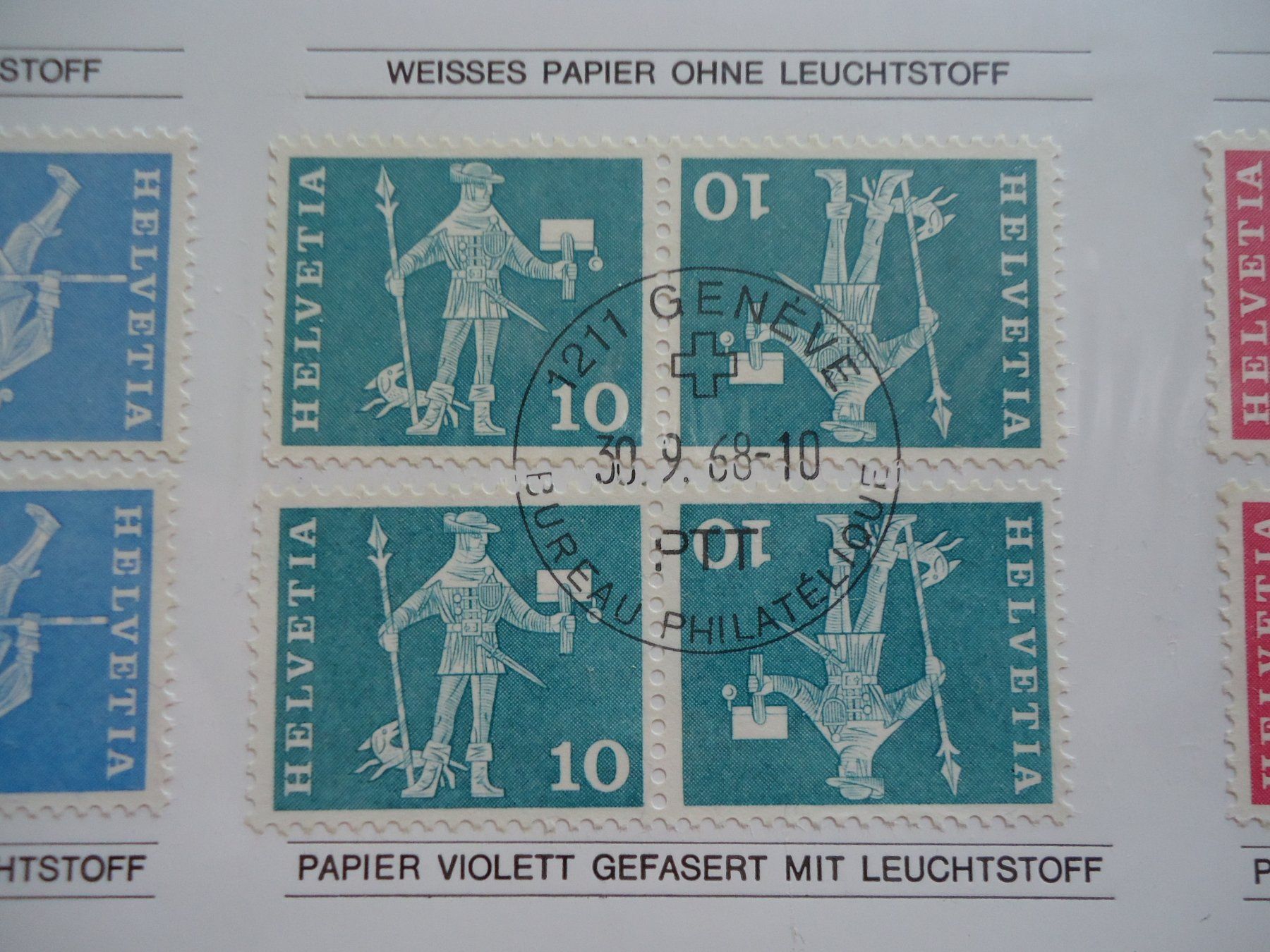 Tutti i francobolli: 125 Jahre Schweizer Briefmarken 1968 – Nuovo (secondo la descrizione) da Belp venduto da Hefabe 2