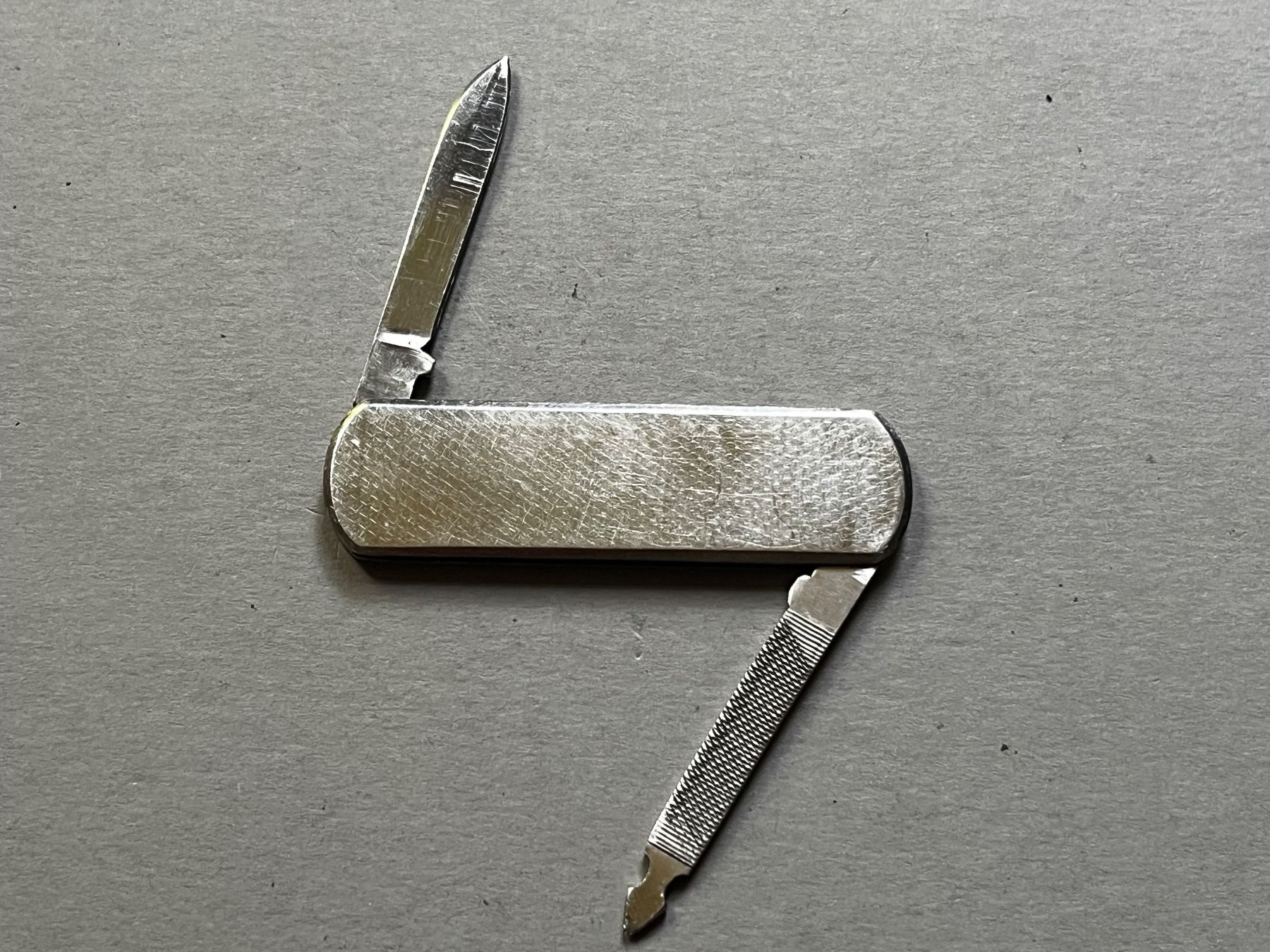 Taschenmesser: Sackmesser 60 mm - Edelstahl – Gebraucht aus Zürich von FV.vintage 1