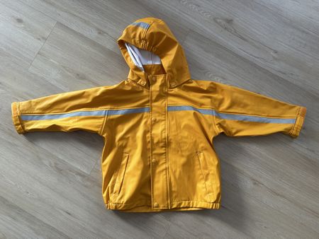 Gelbe BMS Kinder Regenjacke Gr 98