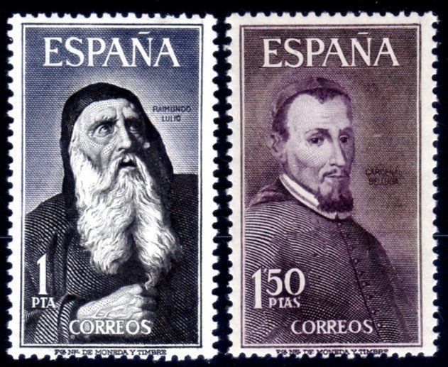 Tutti i francobolli: SPANIEN 1963 PROMINENTE 2 MARKEN ** POSTFRISCH ** - O313 – Nuovo (secondo la descrizione) da Losone venduto da EM2019