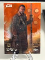 General Strix 2025 Topps Star Wars Orange Refractor /25