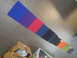 Flickenschaal mehrfarbig 360 x 30 cm