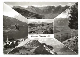 Kurort Amden (SG) Sonneterrasse über Walensee  5 Bilder 1960
