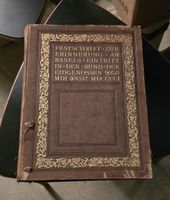 Historisches Buch "Festschrift Basel" 1901