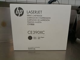 Black HP CE390XC Toner Cartridge, For Laser Printer