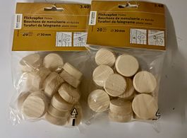2x Flickzapfen Fichte, Ø 30mm, 40 Stk. - zum basteln