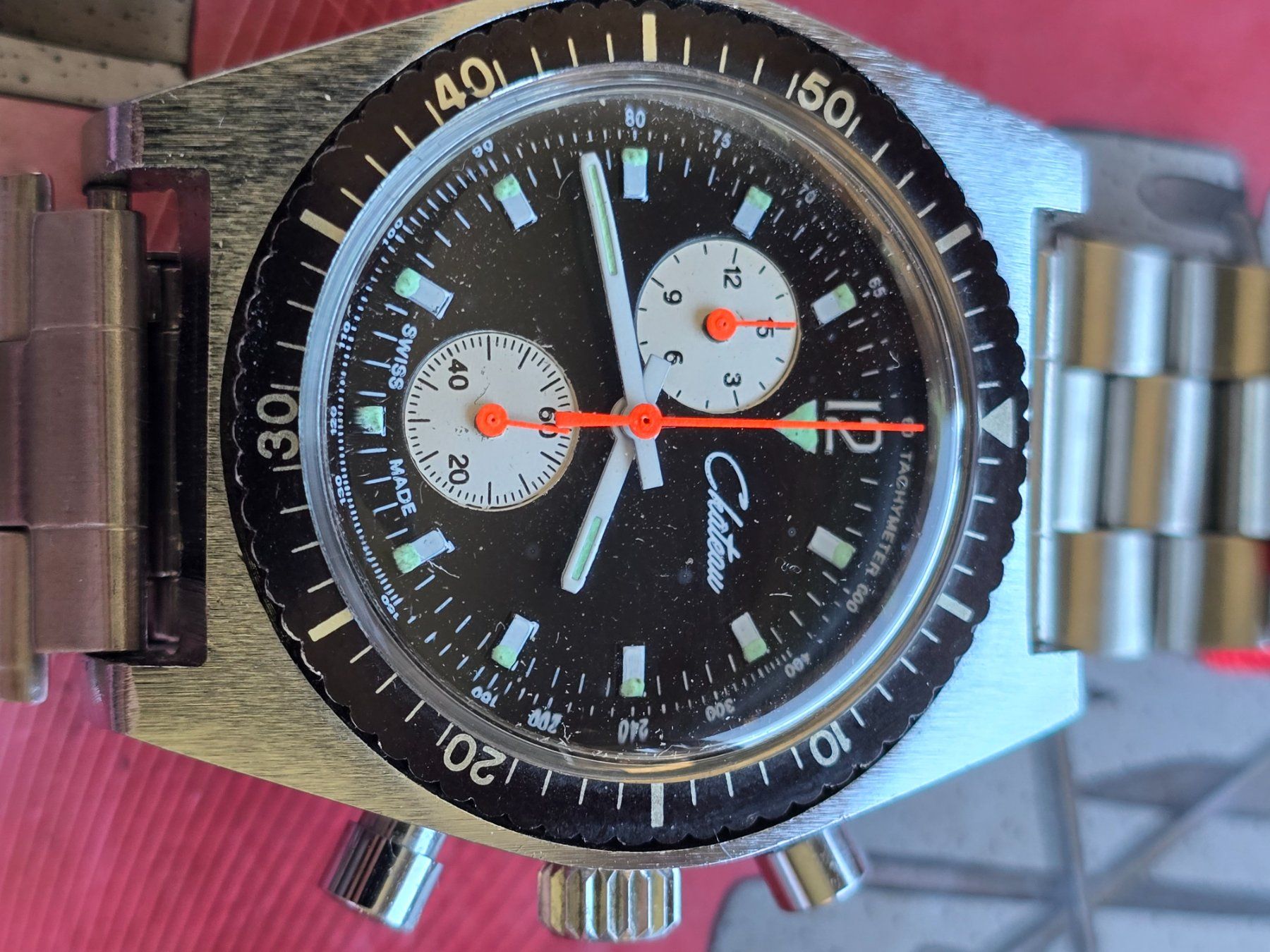Tissot Orologi: 213 Chateau Chronograph Cal EB 8420 wunderschoen – Usato da Muri AG venduto da Corredor 1