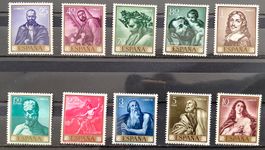 1963 Spanien - Gemälde VII Ribera   Satz ** Mi- 1384 - 1393
