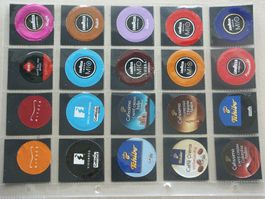40  verschiedene    Kaffeekapsel Deckeli