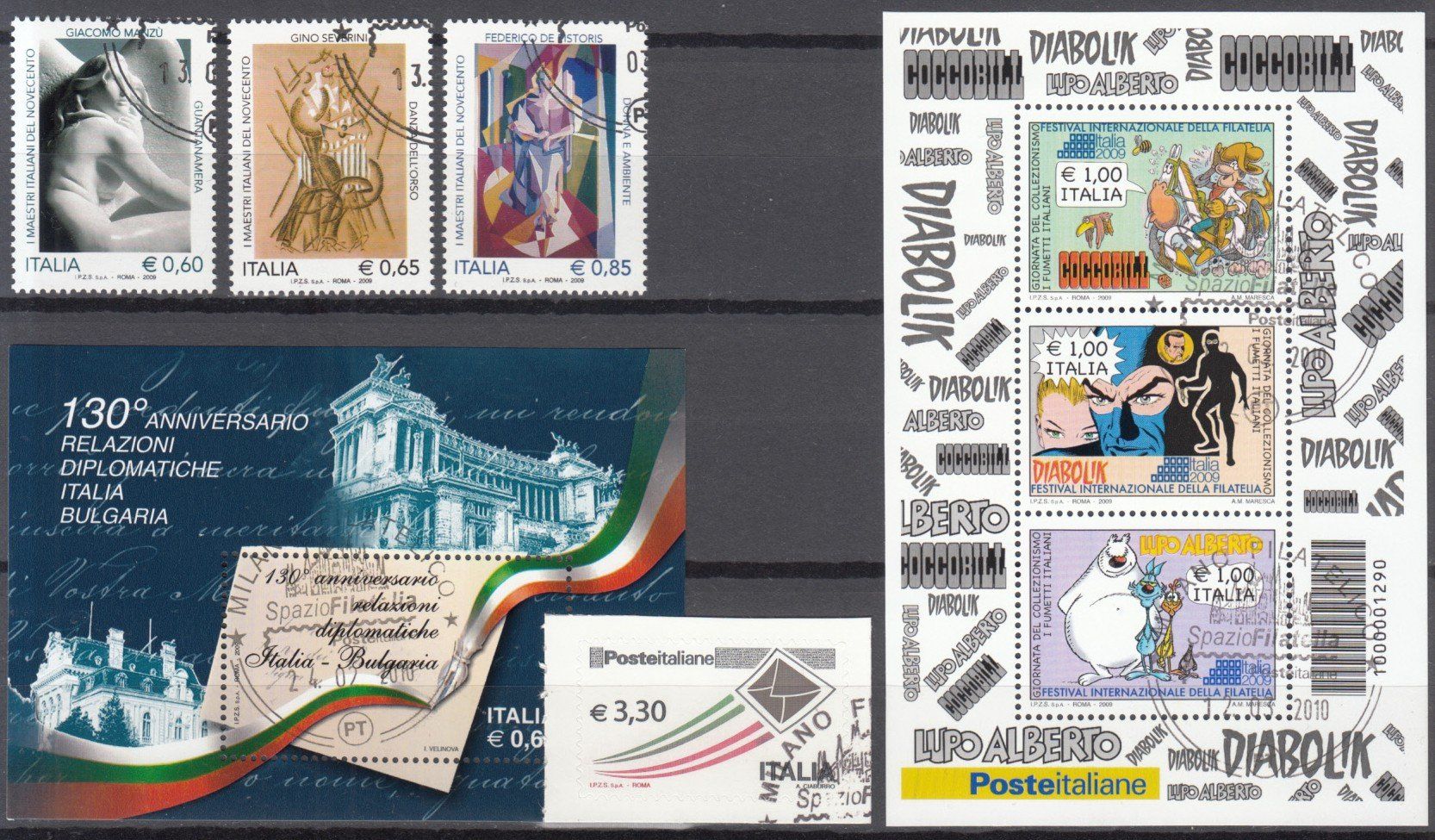 Tutti i francobolli: Italien 2009 mit ET – Usato da Bürglen TG venduto da StampGraf 6
