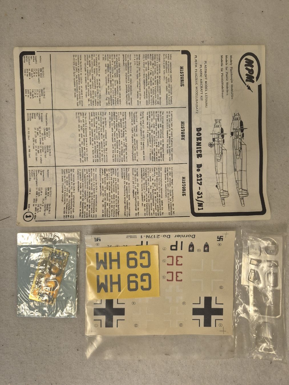 Modellbausätze & Standmodelle: MPM 1:72 Dornier Do 217 N-1/J  – Gebraucht aus Wald ZH von recher67 3