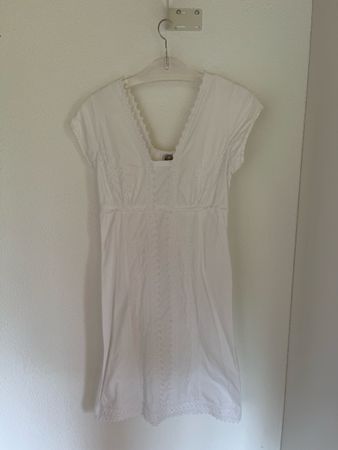 Sommerliches Kleid von La Cotonniere, Gr. M, weiss👗☀️