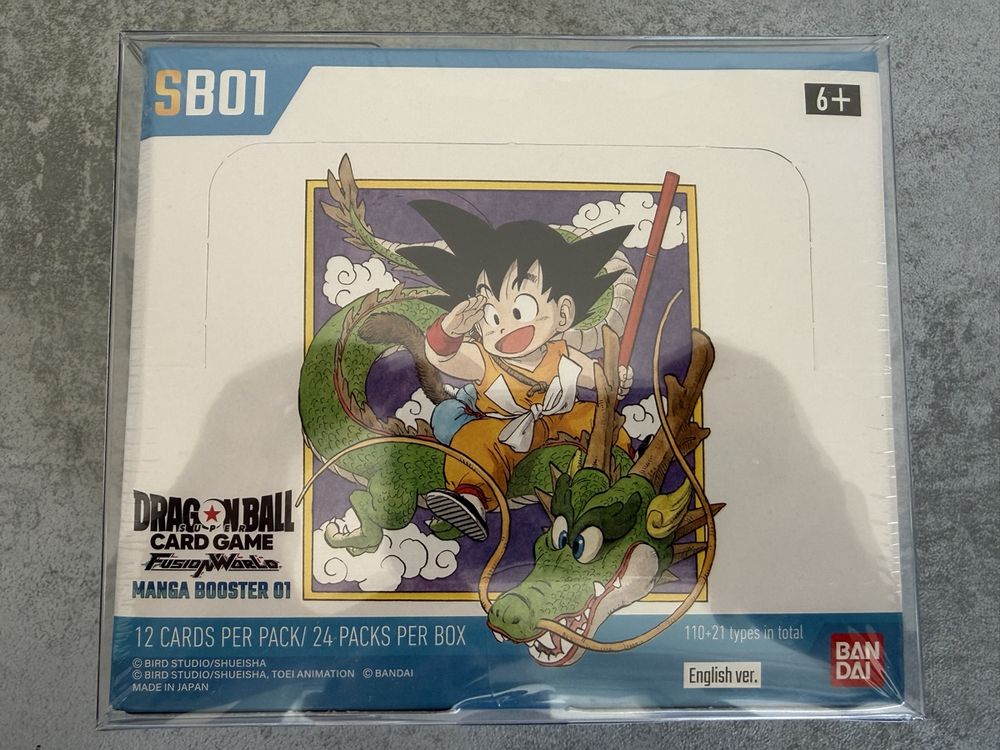 DBS Fusion World SB01 Manga Booster Box English (Neu und ...
