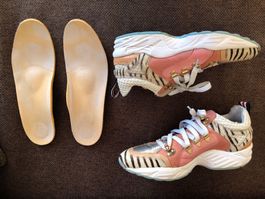 MELVIN&HAMILTON LEDER-SNEAKER, GR.38, SELTENER ANIMAL PRINT
