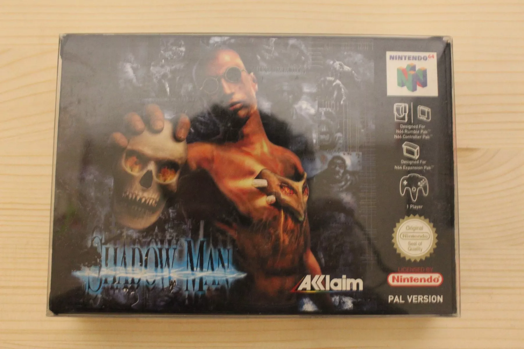 Jeu Shadow Man 1999 Pour Nintendo 64 – Version PAL, Avec Boîte Complète – Très Bon état