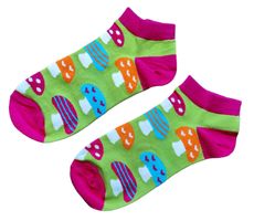 Sneaker-Socken Pilze / Mushrooms