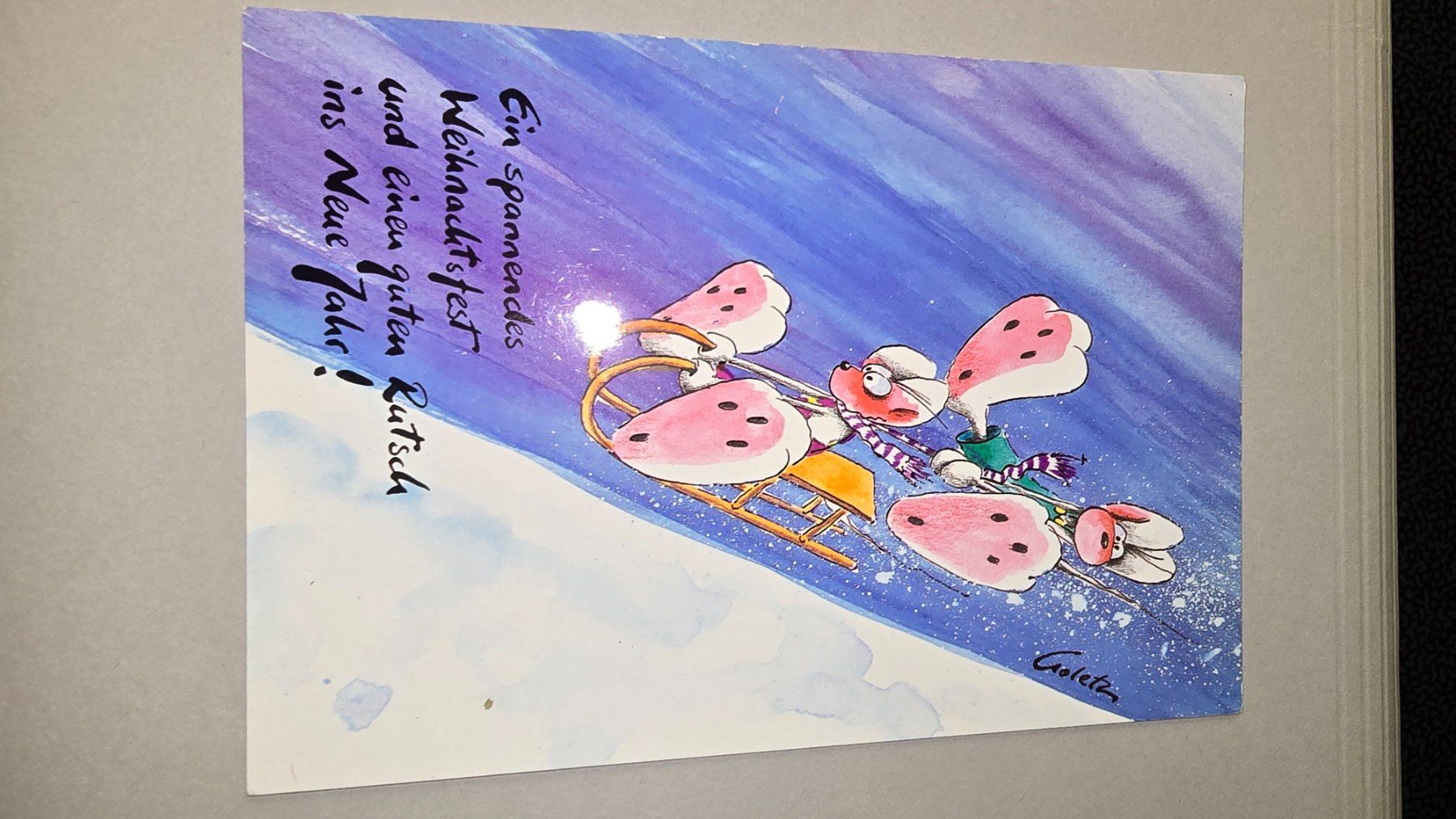 Cartes: Diddl Weihnachtskarte 8a Rarität – D'occasion à wallisellen par funkelsternchen5