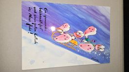 Diddl Weihnachtskarte 8a Rarität