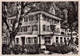Gersau, Pension Villa Maria, Werbekarte gelaufen um 1950