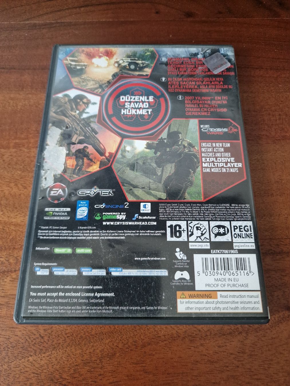 Giochi: Cryisis Warhead PC DVD Topzustand – Usato da Steinmaur venduto da BekBoss 1