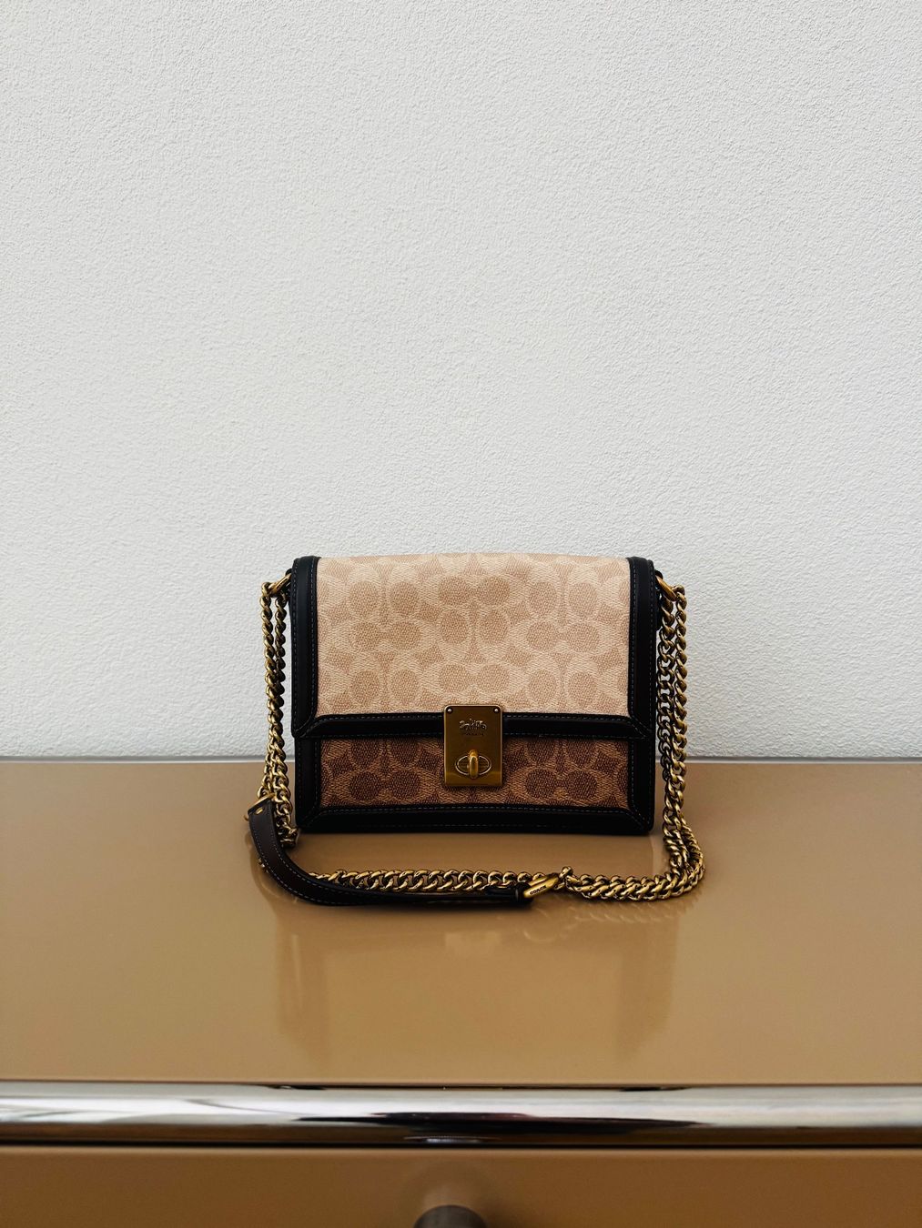 Coach Borse da donna: Coach Signature Canvas Tasche mit Kette – Usato da Weisslingen venduto da ase_v8wf