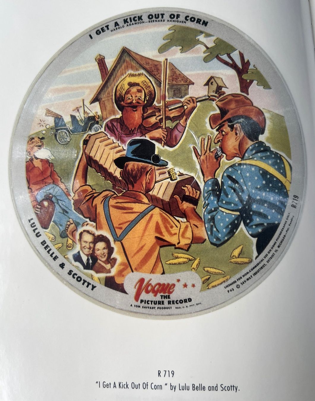 Dischi in vinile: Vogue Bild- Schallplatte Bildplatte R719,  gerahmt – Usato da Rothrist venduto da Brandystar 3