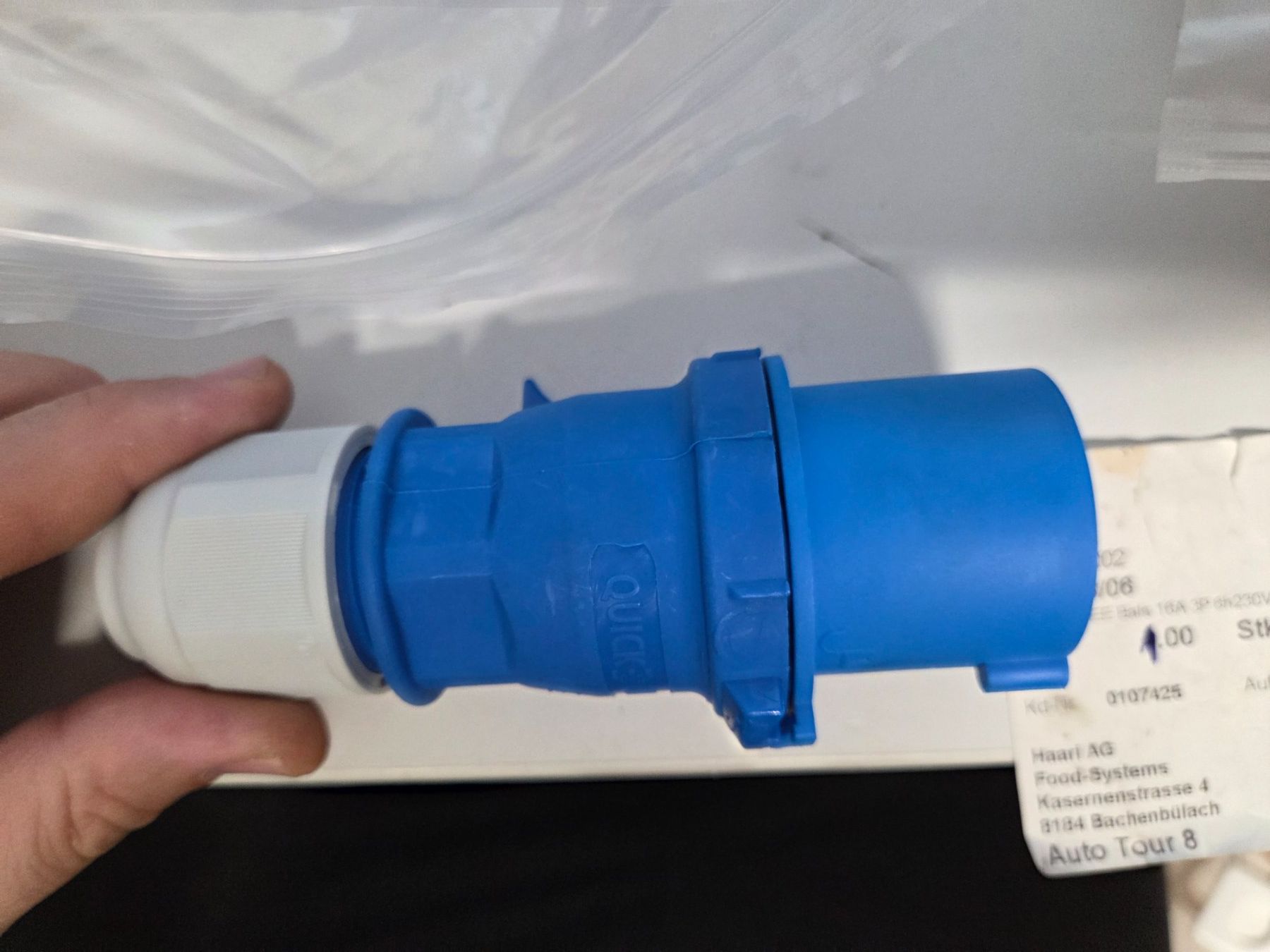 Spine: Bals Stecker CEE PCE 16a 3p 230v Quick Connect – Nuovo e nell'imballaggio originale da Zürich venduto da Alibaba1234 1