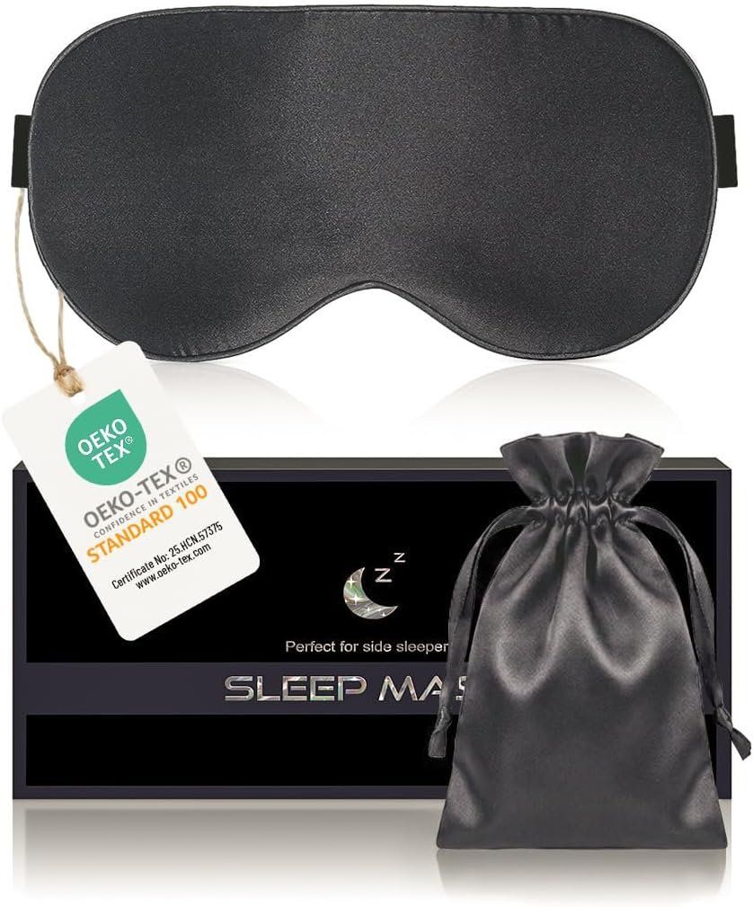 Sonstige Kosmetik & Pflege: Schlafmaske Seide mit verstellbarem Gummiband – Neu und originalverpackt aus Männedorf von mel_st6z