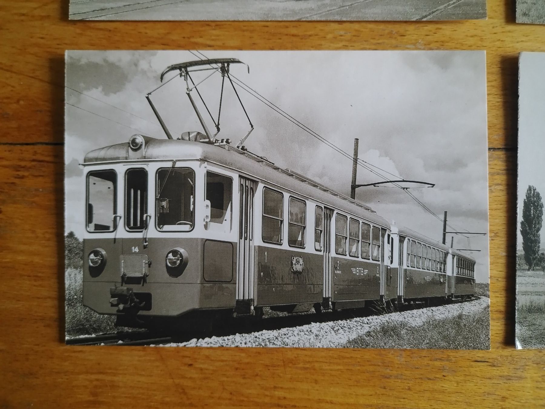 Cartoline postali: 4 AK BTB Birsigthal Bahn – Usato da Amden venduto da vipernatter 3