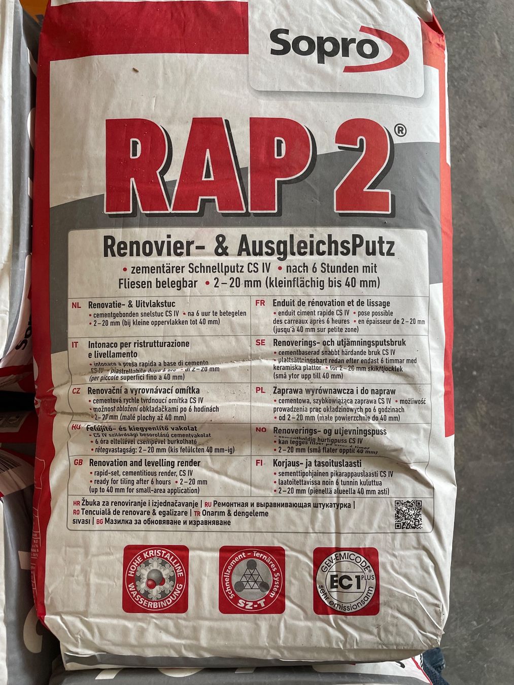 Materiale di riempimento: Verputzmaterial / Sanier- Ausgleichsputz – Nuovo e nell'imballaggio originale da Unterägeri venduto da ric_rr2d