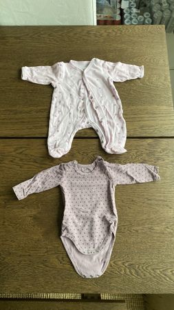 Hust&Claire Baby Body Schlafanzug, Grösse 56, Top! Rosa
