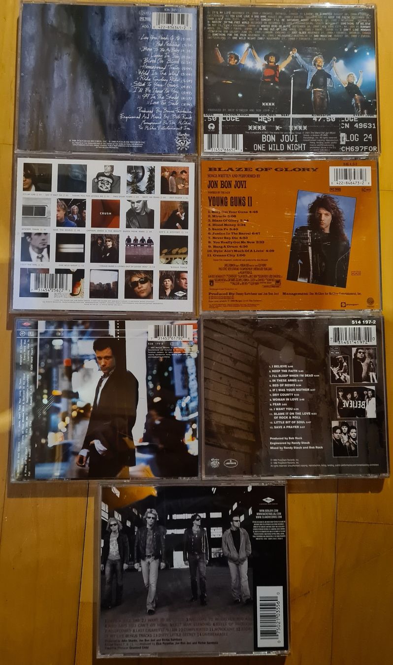 CD: 7 CD Bon Jovi – Usato da Emmenbrücke venduto da Eichhoefli 1