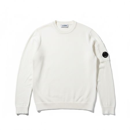 Pull C.P. Company Crewneck Lens Blanc crème - Taille M #17