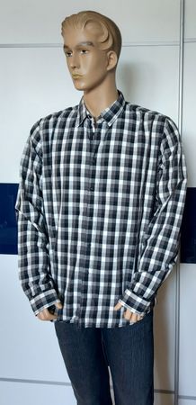 Neues Nudie Jeans Herren Hemd Gr. XL schwarz/weiss kariert