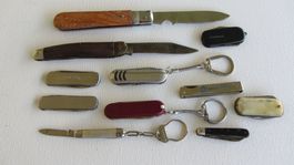 Konvolut, kleine Taschenmesser & Klappmesser