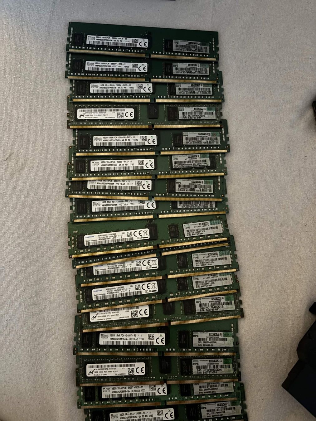 Server: 16GB 1Rx4 PC4-2666V/2400T ECC Registered RDIMM – Usato da Gossau SG venduto da fis_wx7w