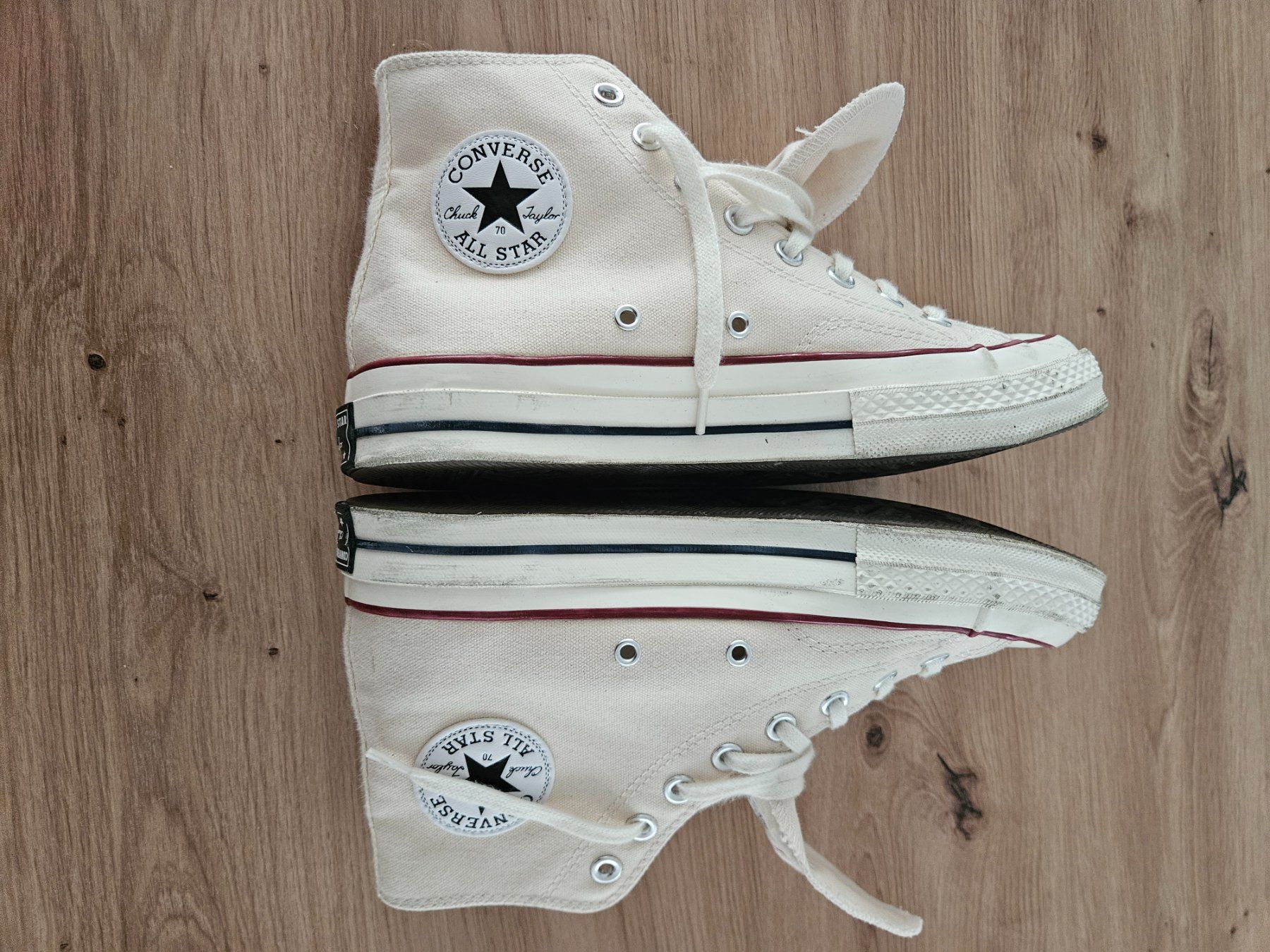 Converse Herrenschuhe: Converse Chuck Taylor All Star High Creme Grösse 41 – Gebraucht aus Dübendorf von ciindarxlla 5