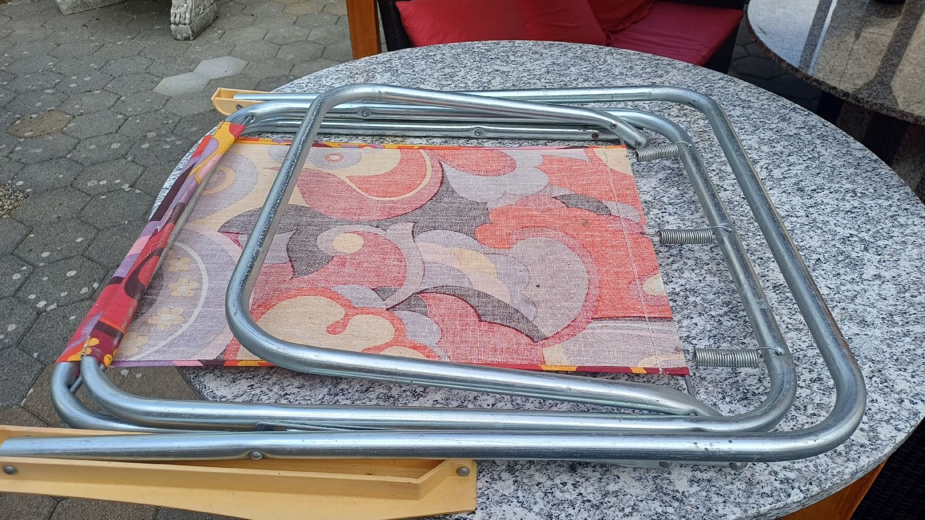 Chaises: Camping Stuhl 70er Jahre  – D'occasion à Flawil par Naphtali 3