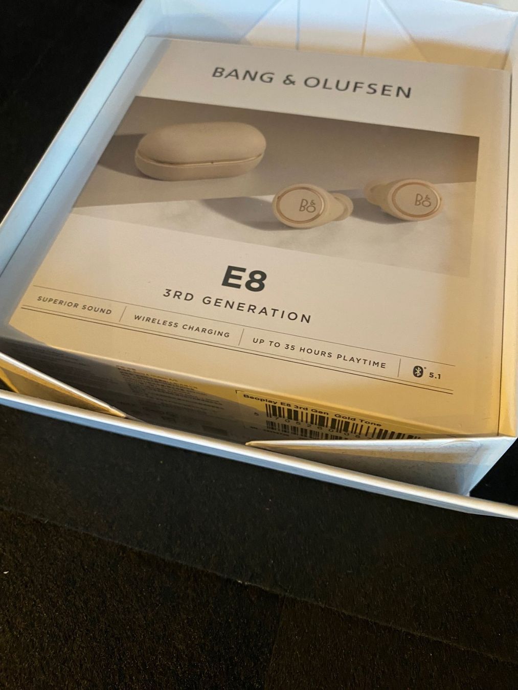 Bang & Olufsen Cuffie: Beoplay E8 3.0 Gold  mit GeschenkBox – Nuovo e nell'imballaggio originale da Würenlingen venduto da Schneiderhifi 1