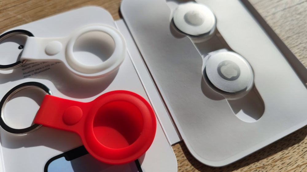 2er Set Apple AirTag NFC Tracker 2 Anhänger Silikon farbig (Neu und ...