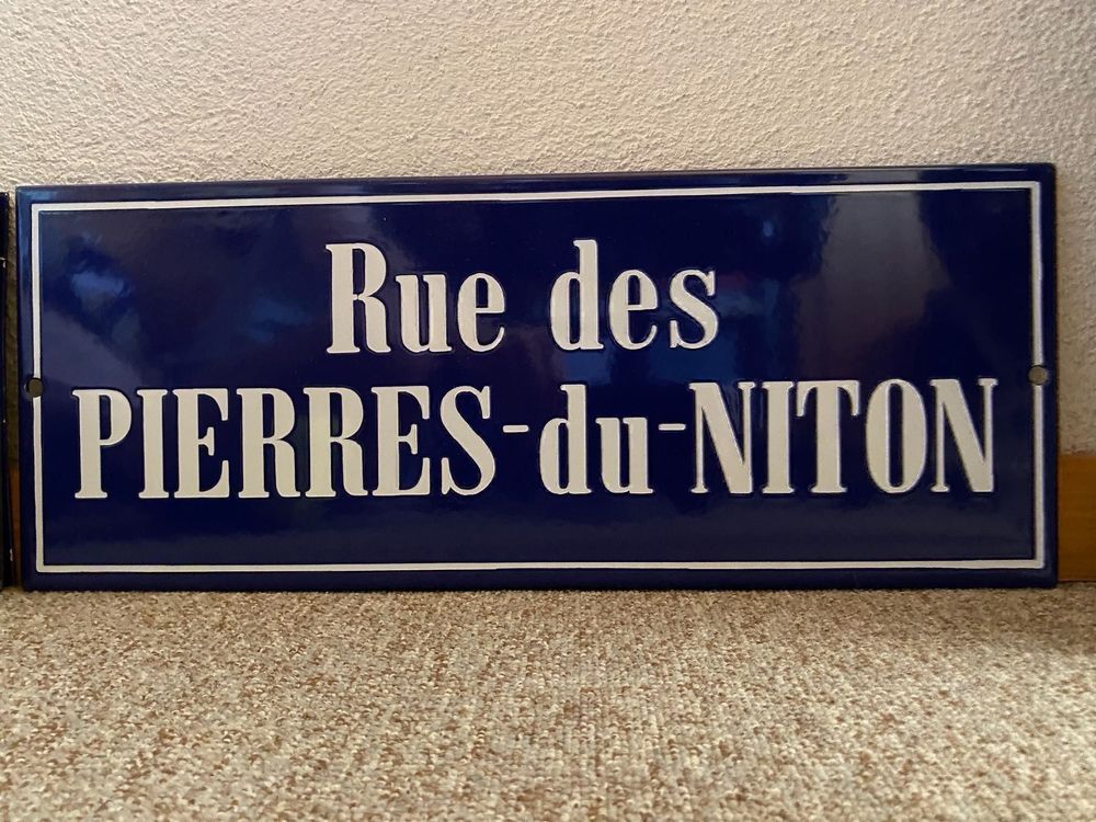 Authentique plaque de rue Genève Kaufen auf Ricardo