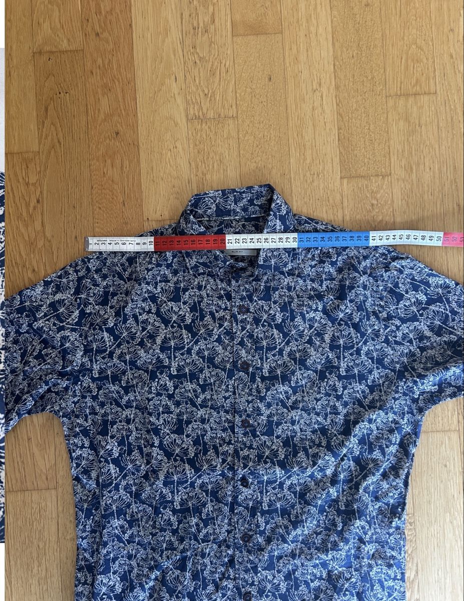 Mango Camicie: Herren Hemd MANGO blau gemustert Grösse S – Nuovo (secondo la descrizione) da St. Gallen venduto da Fabiennevogler 2