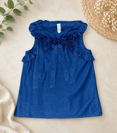 Simonetta ärmelloses Shirt für Mädchen Gr 158 (14j) *neuw*