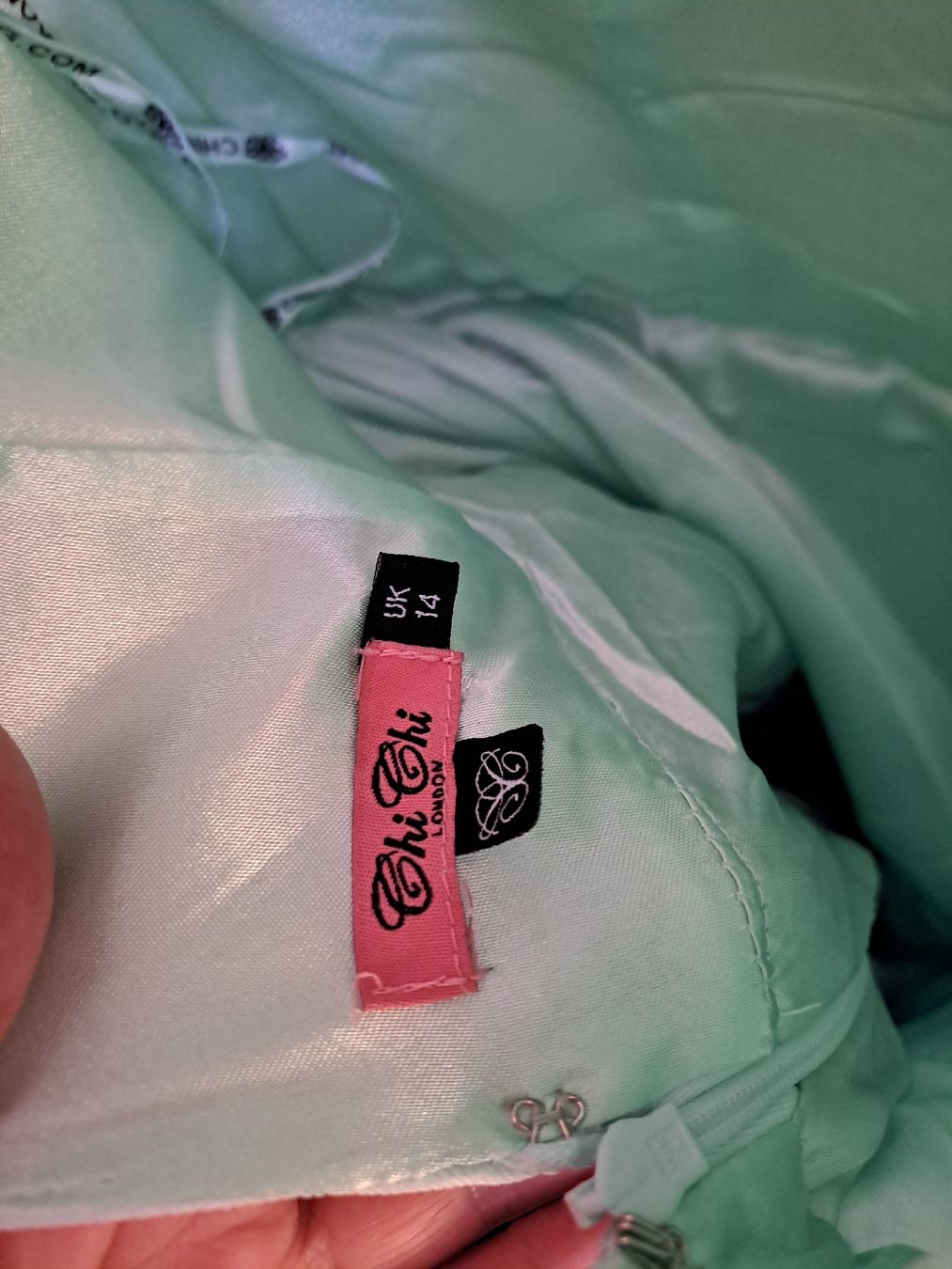 Vestiti: Kleid Chi Chi London Mint Gr 42 – Nuovo (secondo la descrizione) da Rickenbach LU venduto da bishiida 3