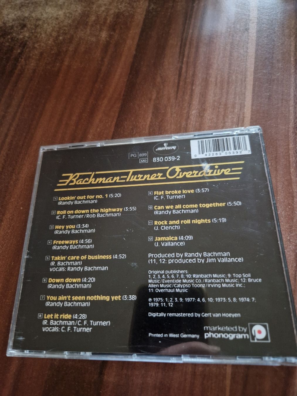 CD: Bachman-Turner Overdrive - BTO's Greatest – Usato da Wattenwil venduto da Mage66 1