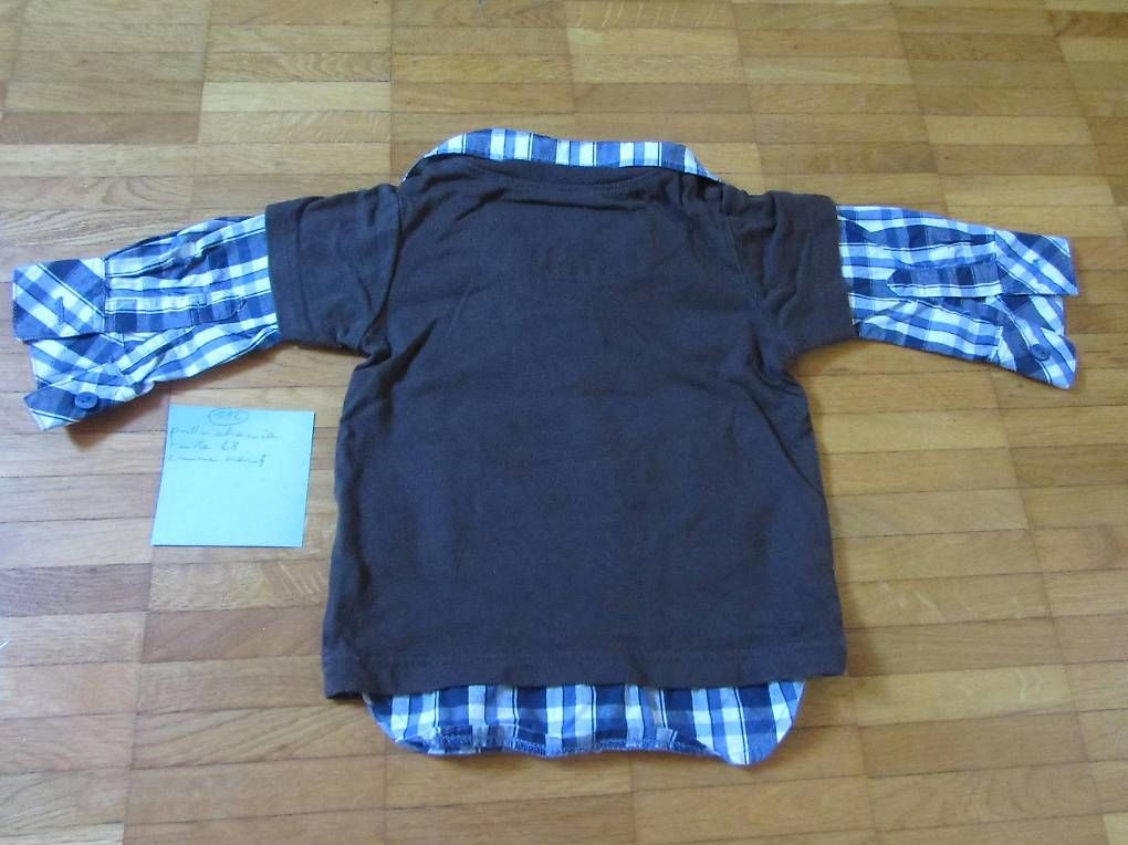 Kleiderpakete & -sets: Pull - chemise taille 68 comme neuf – Gebraucht aus Gland von bug_s7rw 1
