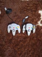 2x Original Nintendo 64 N64 Controller Grau
