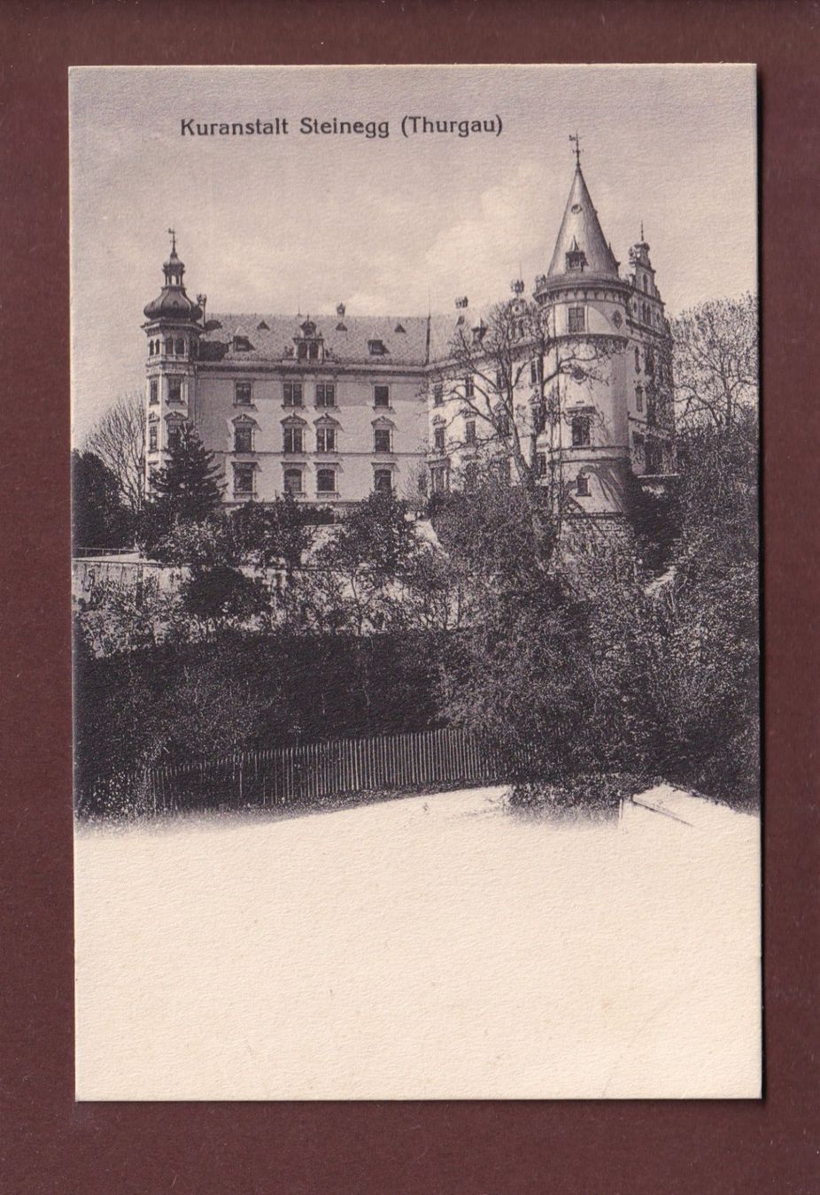 Cartoline postali: Kuranstalt STEINEGG – Usato da Pully venduto da nicecards