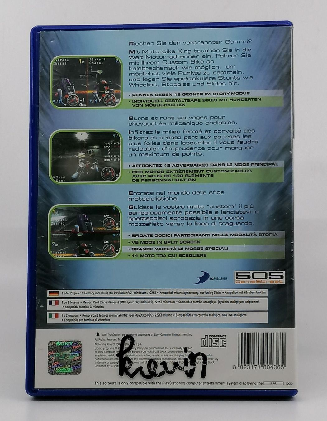 Sony Giochi: PS2 Motorbike King – Usato da Reinach BL venduto da fliegenrolli 2