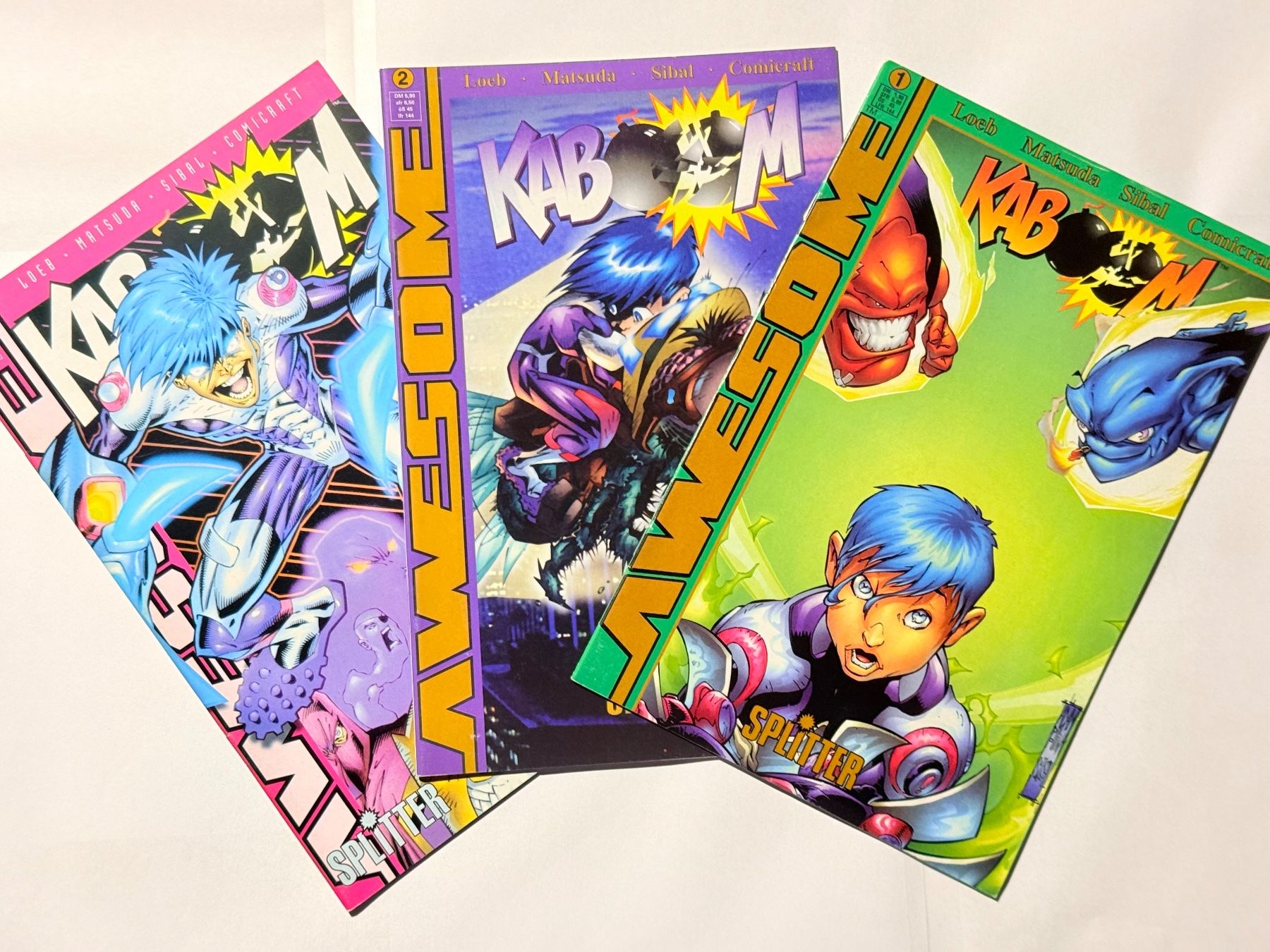 Fumetti: Kaboom Comic-Hefte, #1-3 total. Splitter Verlag, Top Zustand – Nuovo (secondo la descrizione) da Zuerich venduto da SonderArt-Wertgut